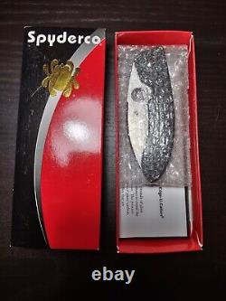 -Discontinued Spyderco C65CFP Lum Chinese Folding Knife New In Box-fast ship