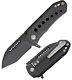 Eos Folding Knife 3 Dlc Coated S35vn Steel Blade Titanium/carbon Fiber Handle