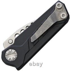 EOS Prawn Folder Folding Knife 2 Stainles Blade Carbon Fiber/Aluminum Handle