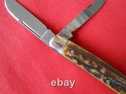 Fife Cut. Co. 4 Blade Congress Long Pull Stag Handles Knife