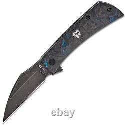 Finch Nocturnal Linerlock Dark Matter Carbon Fiber Folding 14C28N Knife NT144