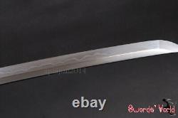 Folded 1095 Carbon Steel Clay Tempered Bare Blade For Japanese Samurai Katana