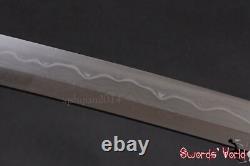 Folded 1095 Carbon Steel Clay Tempered Bare Blade For Japanese Samurai Katana