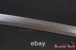 Folded 1095 Carbon Steel Clay Tempered Bare Blade For Japanese Samurai Katana