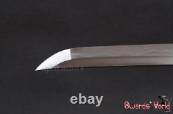 Folded 1095 Carbon Steel Clay Tempered Bare Blade For Japanese Samurai Katana