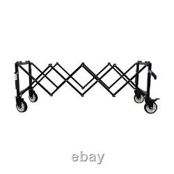 Folded Funeral Stretcher Truck Carbon Steel Church Truck 4 Wheels Length Adjust