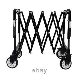 Folded Funeral Stretcher Truck Carbon Steel Church Truck 4 Wheels Length Adjust