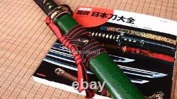 Folded Steel Clay Tempered Katana Japanese Samurai Real Sword Sharp Battle Ready