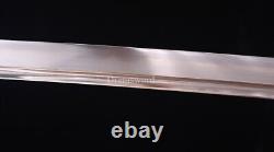 Folded Steel Clay Tempered Katana Japanese Samurai Real Sword Sharp Battle Ready