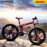 Folding 26 Inch Carbon Steel 21 Speed Double Disc Variable Speed Mountain Bike