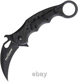 Fox Liner Folding Knife 3 Bohler N690 Stainless Blade G10/Carbon Fiber Handle
