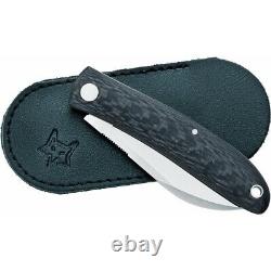 Fox Livri Folding Knife 2.88 Satin Finish M390 Steel Blade Carbon Fiber Handle