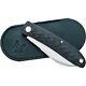 Fox Livri Folding Knife 2.88 Satin Finish M390 Steel Blade Carbon Fiber Handle
