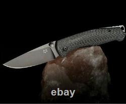 Fox TUR Linerlock Vox Folding Knife 3 Elmax Steel Blade Carbon Fiber Handle