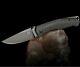Fox Tur Linerlock Vox Folding Knife 3 Elmax Steel Blade Carbon Fiber Handle