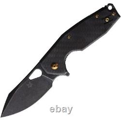 Fox Yaru Linerlock Folding Knife 3 Bohler M390 Steel Blade Carbon Fiber Handle