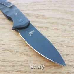 Fox Ziggy Linerlock Folding Knife 3.13 N690Co Steel Blade Carbon Fiber Handle