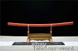 Full Tang Sharp 1095 High Carbon Steel Japanese Rose Wood Style Sword