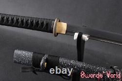 Full Tang Sharp Blade Japanese Samurai Katana Sword Folded 1060 Carbon Steel