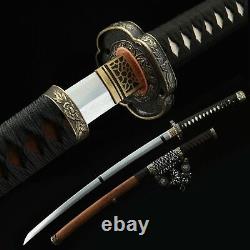 Fully Handmade Real Japanese Samurai Sword Tachi Sword Katana Folded Carbon