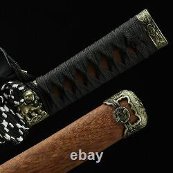 Fully Handmade Real Japanese Samurai Sword Tachi Sword Katana Folded Carbon