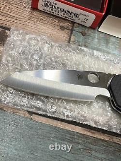 G8. Spyderco Smock Folding Knife CPM S30V Steel Blade Carbon Fiber/G10 C240CFP