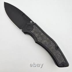 Griffin Co. Scout F3 Black DLC Titanium Marble Carbon Fiber 3? DLC M390 Blade