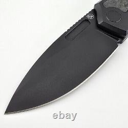 Griffin Co. Scout F3 Black DLC Titanium Marble Carbon Fiber 3? DLC M390 Blade