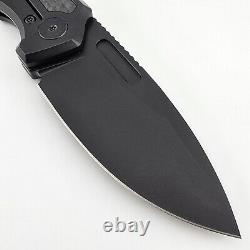 Griffin Co. Scout F3 Black DLC Titanium Marble Carbon Fiber 3? DLC M390 Blade