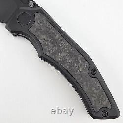 Griffin Co. Scout F3 Black DLC Titanium Marble Carbon Fiber 3? DLC M390 Blade