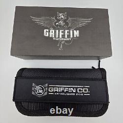 Griffin Co. Scout F3 Black DLC Titanium Marble Carbon Fiber 3? DLC M390 Blade