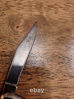 HAMMER BRAND Button Knife Made In USA Toothpick Carbon Steel Blade