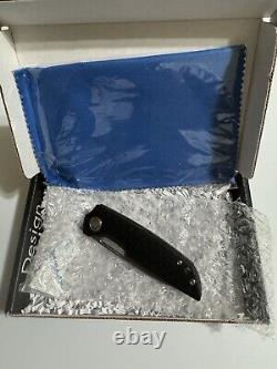 HEA Design Chief Folding Knife S35VN Carbon Fiber and Titanium