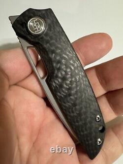 HEA Design Chief Folding Knife S35VN Carbon Fiber and Titanium