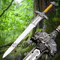 Hand Forged High Carbon Steel Viking Sword Sharp / Battle Ready Medieval Sword