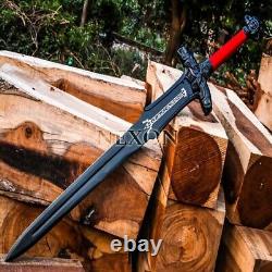 Hand Forged High Carbon Steel Viking Sword Sharp / Battle Ready Medieval Sword