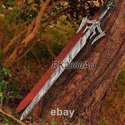 Hand Forged High Carbon Steel Viking Sword Sharp / Battle Ready Medieval Sword