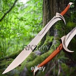 Hand Forged High Carbon Steel Viking Sword Sharp / Battle Ready Medieval Sword