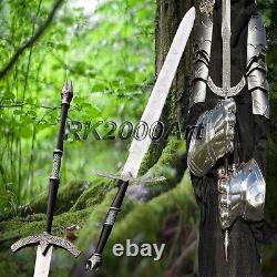 Hand Forged High Carbon Steel Viking Sword Sharp / Battle Ready Medieval Sword