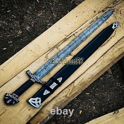 Hand Forged High Carbon Steel Viking Sword Sharp / Battle Ready Medieval Sword