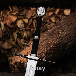 Hand Forged High Carbon Steel Viking Sword Sharp / Battle Ready Medieval Sword