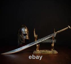 Hand Forged High Carbon Steel Viking Sword Sharp / Battle Ready Medieval Sword