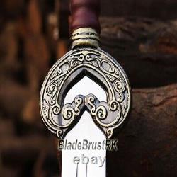 Hand Forged High Carbon Steel Viking Sword Sharp / Battle Ready Medieval Sword