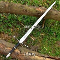 Hand Forged High Carbon Steel Viking Sword Sharp / Battle Ready Medieval Sword