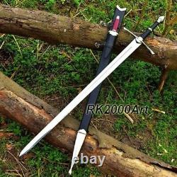 Hand Forged High Carbon Steel Viking Sword Sharp / Battle Ready Medieval Sword