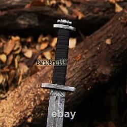 Hand Forged High Carbon Steel Viking Sword Sharp / Battle Ready Medieval Sword