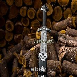 Hand Forged High Carbon Steel Viking Sword Sharp / Battle Ready Medieval Sword