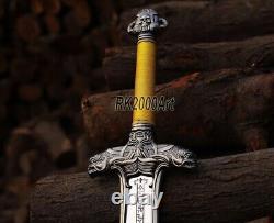 Hand Forged High Carbon Steel Viking Sword Sharp / Battle Ready Medieval Sword