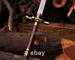 Hand Forged High Carbon Steel Viking Sword Sharp / Battle Ready Medieval Sword