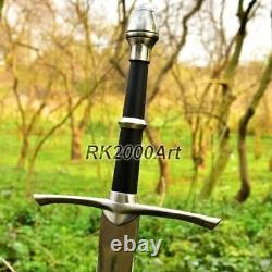 Hand Forged High Carbon Steel Viking Sword Sharp / Battle Ready Medieval Sword